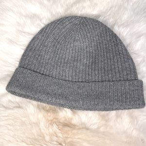 REISS | Harri Cashmere Wool Ribbed Hat